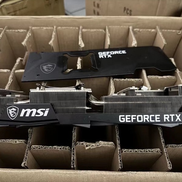 Original Radiator Cooler for MSI RTX3080 RTX3080Ti RTX3090 VENTUS Video Card with Backplate