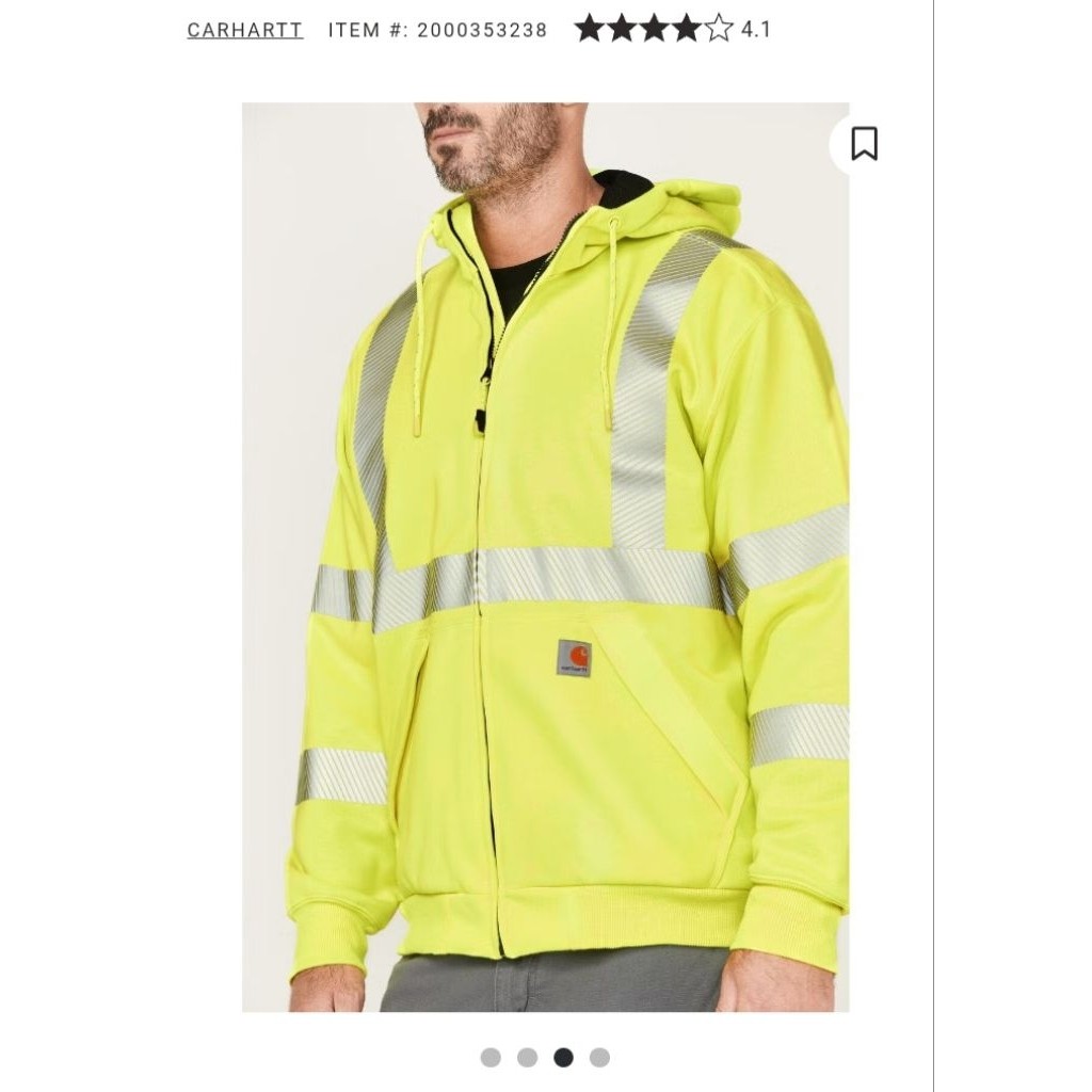 Carhartt Men's Thermal Full-Zip Hooded Work Jacket