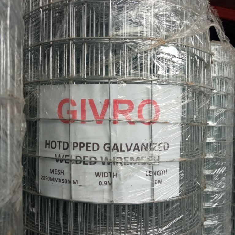 (PROMO)kawat loket ram galvanis 2mm 1.8x30m 5x5cm anti karat