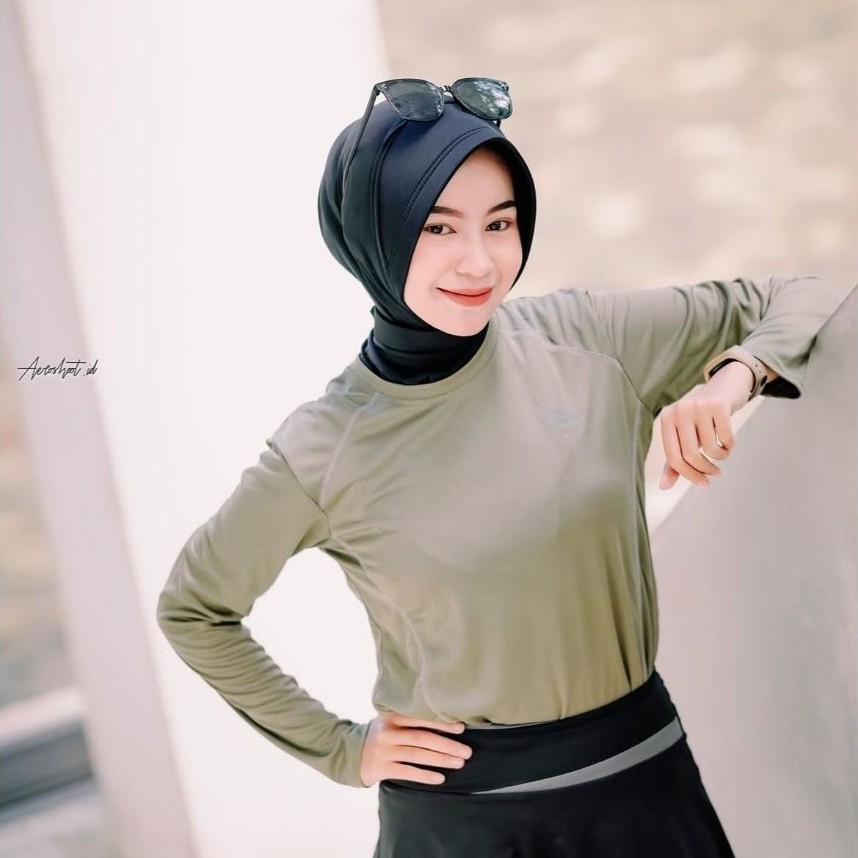 HIJAB DINAS ANTI TEMBEM JILBAB POLWAN KERUDUNG DINAS KOWAD PERAWAT KEMHAN BAYANGKARI HIJAB JERSEY