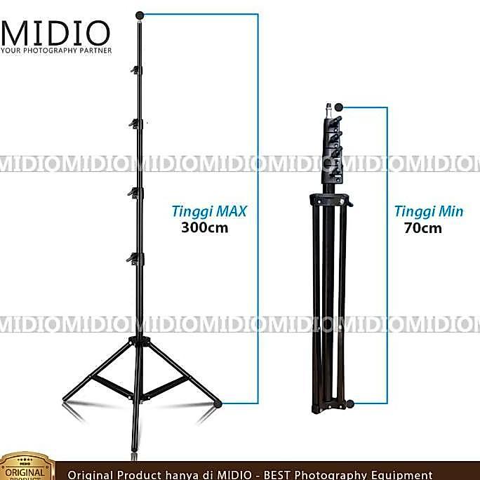 Tripod light stand studio foto midio 3 Meter