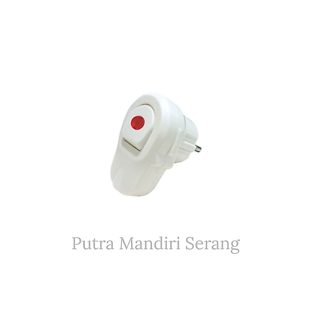 STEKER + SAKLAR LAMPU CAHAYA SC-328