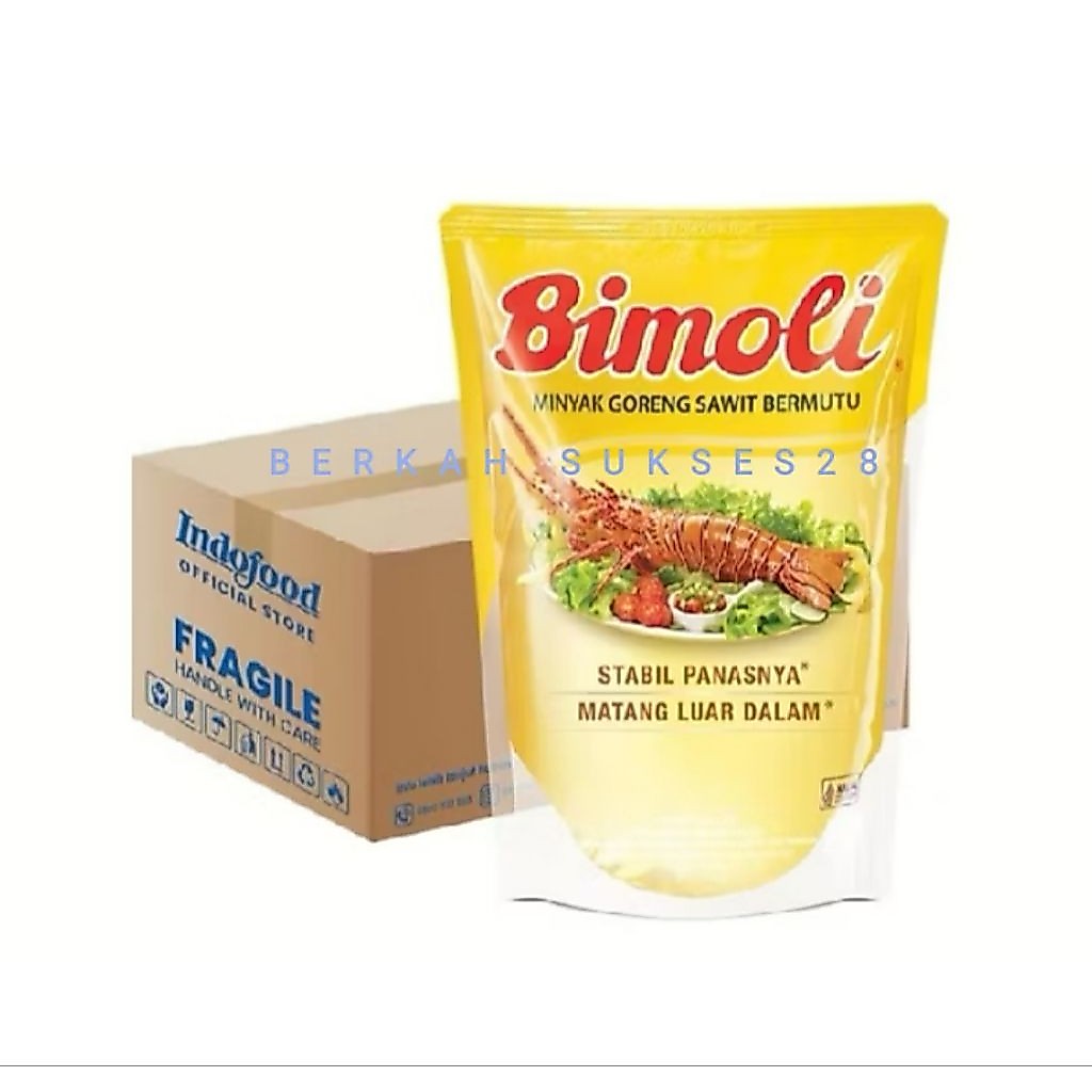 1 Dus Minyak goreng 2 liter/6 pouch minyak bimoli 2 liter