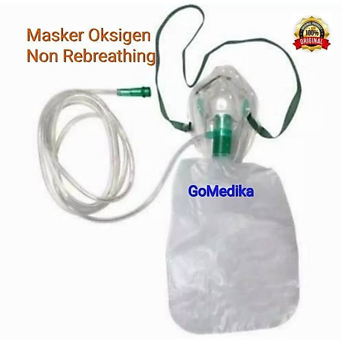 MASKER OKSIGEN NON REBREATHING DEWASA MASKER OKSIGEN NRM KANTONG