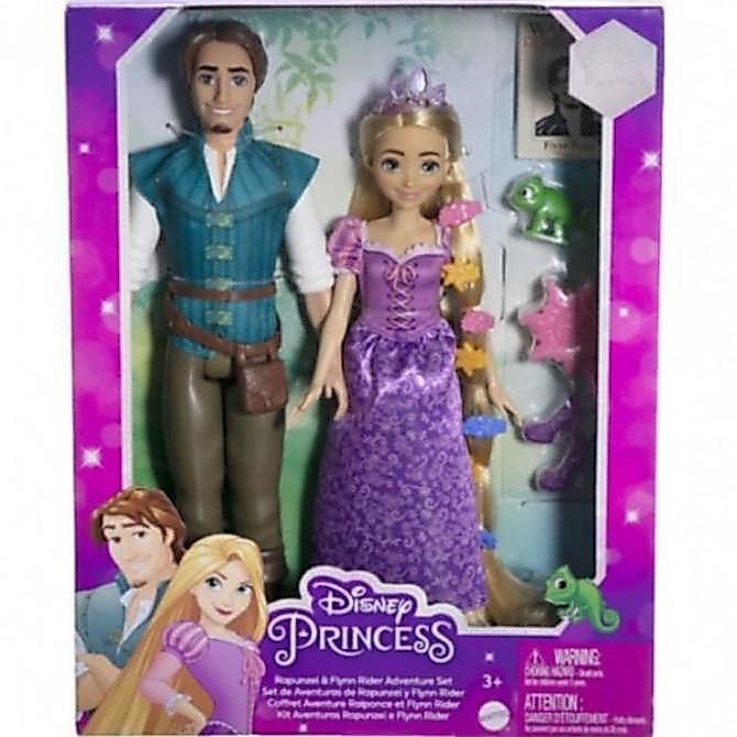 Mainan Boneka Disney Princess Rapunzel & Flynn Doll