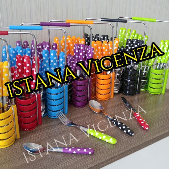 Sendok Set WESTON Warna - Biru Muda