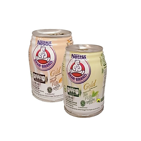 Bear Brand Gold Susu Steril 140ml / Bear Brand Gold Malt / Teh Putih (140ml) / Susu Beruang