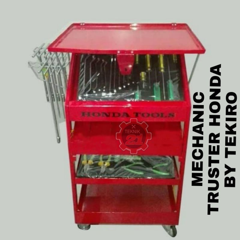 MECHANIC TRUSTER HONDA BY TEKIRO TOOL KIT HONDA ALAT BENGKEL MEKANIK HONDA TOOL SET TEKIRO MEKANIK T