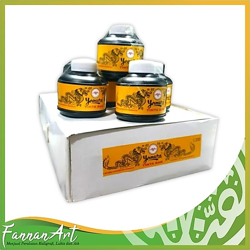Tinta Kaligrafi Yamura / Tinta Yamura / Tinta bak cap naga