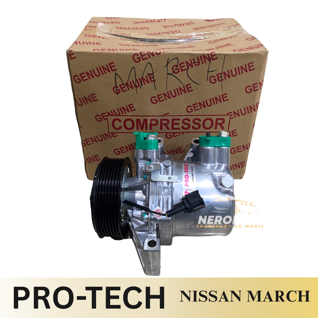 COMPRESSOR KOMPRESOR AC MOBIL NISSAN MARCH DATSUN GO PROTECH