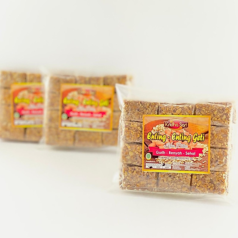 ENTING - ENTING GETI KACANG WIJEN KOTAK / GETI KACANG OLEH - OLEH KHAS BLITAR