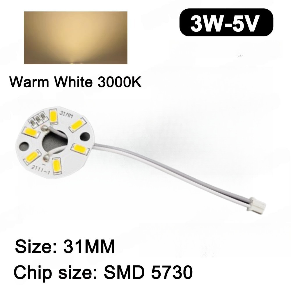 3W DC 5V Chip LED 5730 SMD Lampu Mini Emergency