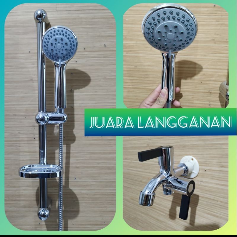 PAKET SHOWER TIANG. TIANG SHOWER SET. KRAN SHOWER SET. KRAN SHOWER.