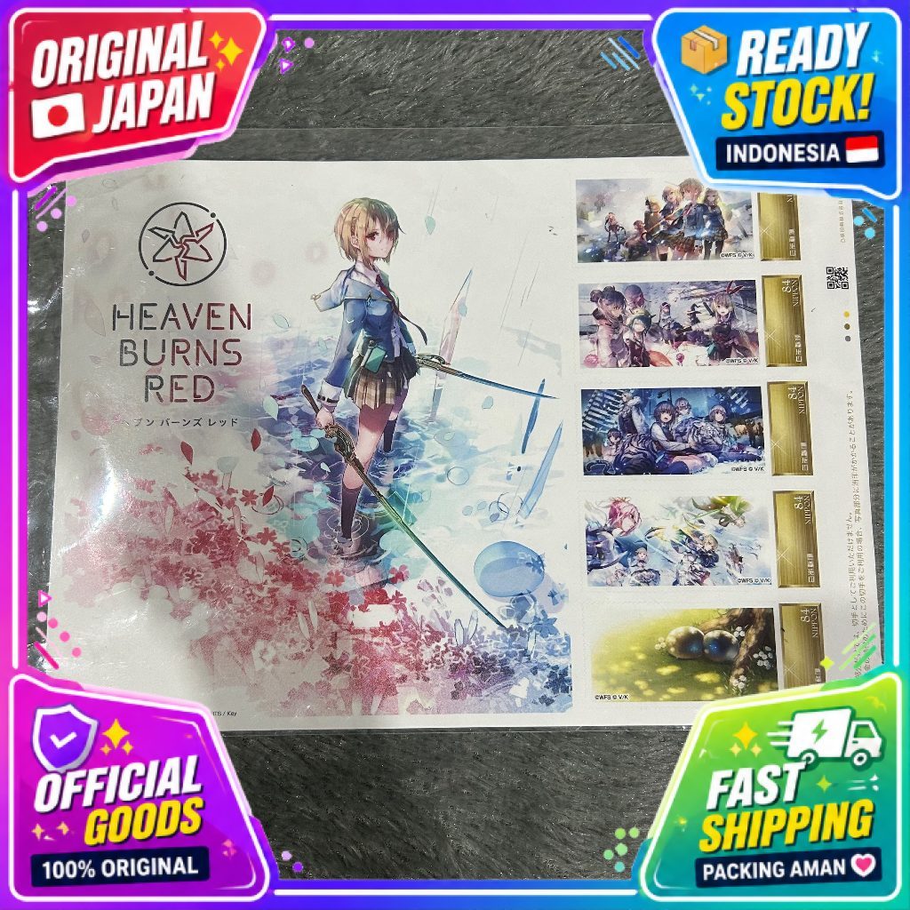 [OFFICIAL MERCHANDISE] stamp set: Heaven Burns Red