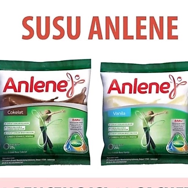 Anlene sachet actifit 10pcs / Susu Anlene untuk nutrisi tulang / Susu Anlene sachet 10pcs