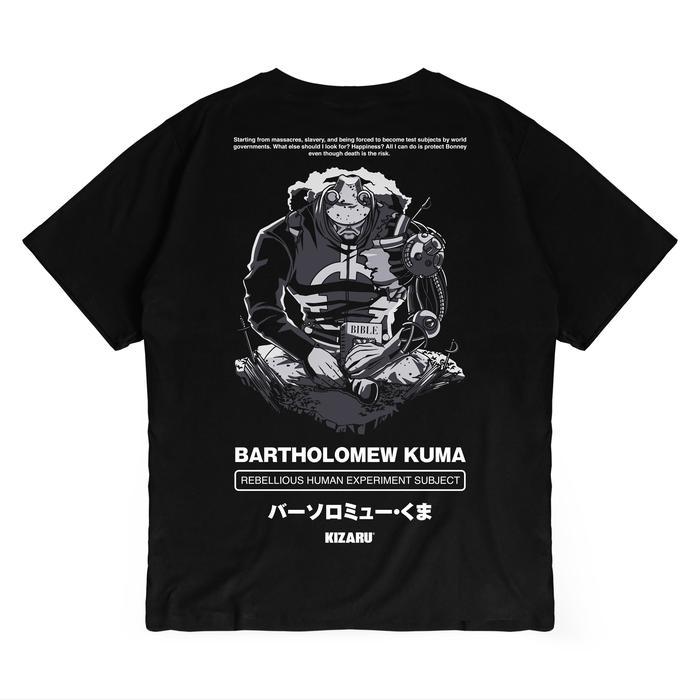 KIZARU Kaos Anime One Piece REBELLIOUS KUMA - S