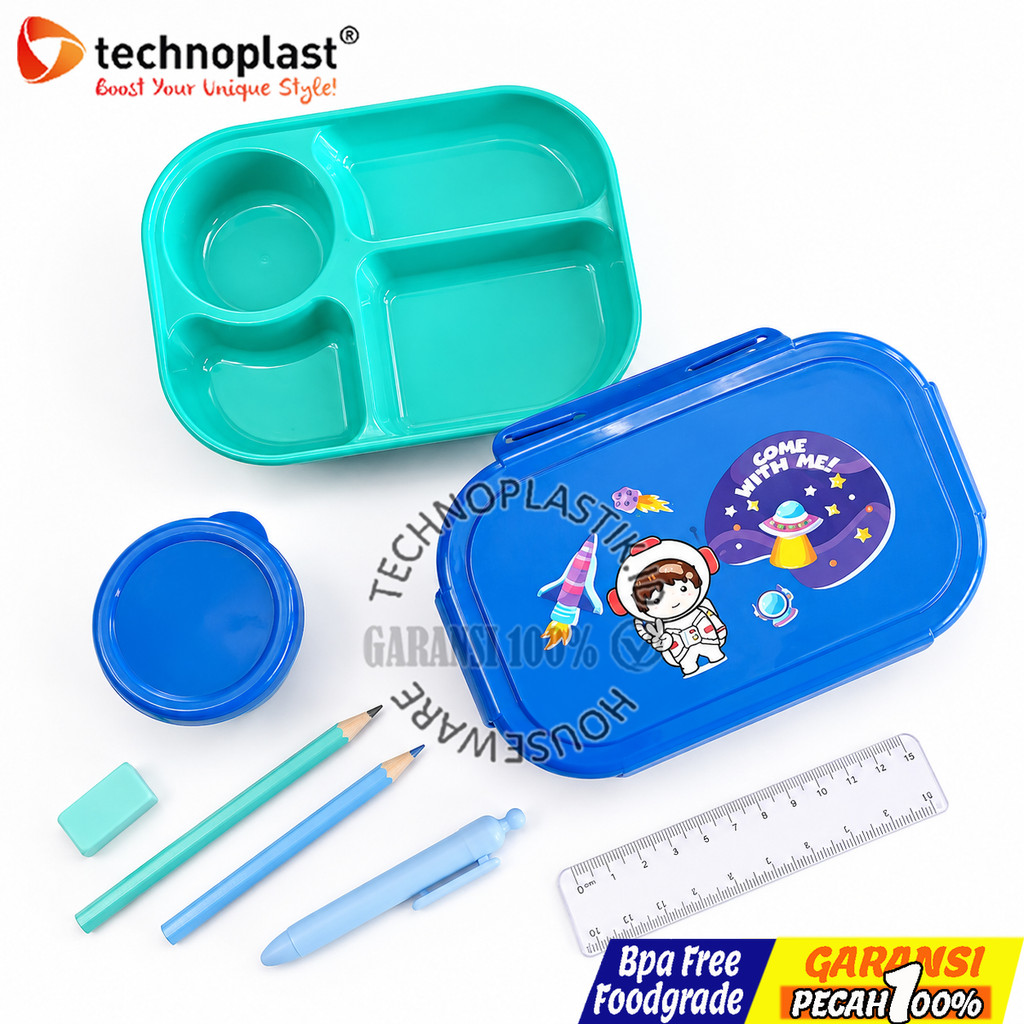 TECHNOPLAST Infinite Bento Sealware / Kotak Bekal + Wadah Sop Mini