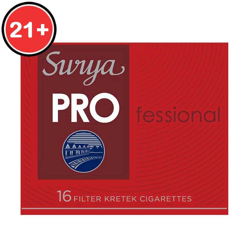 GUDANG GARAM ROKOK FILTER SURYA PRO  16'S
