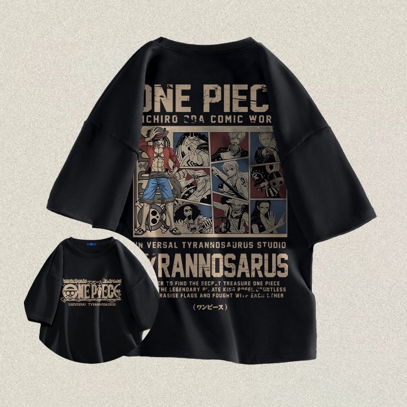 Baju Kaos Oversize Pria | Kaos Motif One Piece | Kaos Pria Distro Original | Baju Kaos Pria | Kaos C