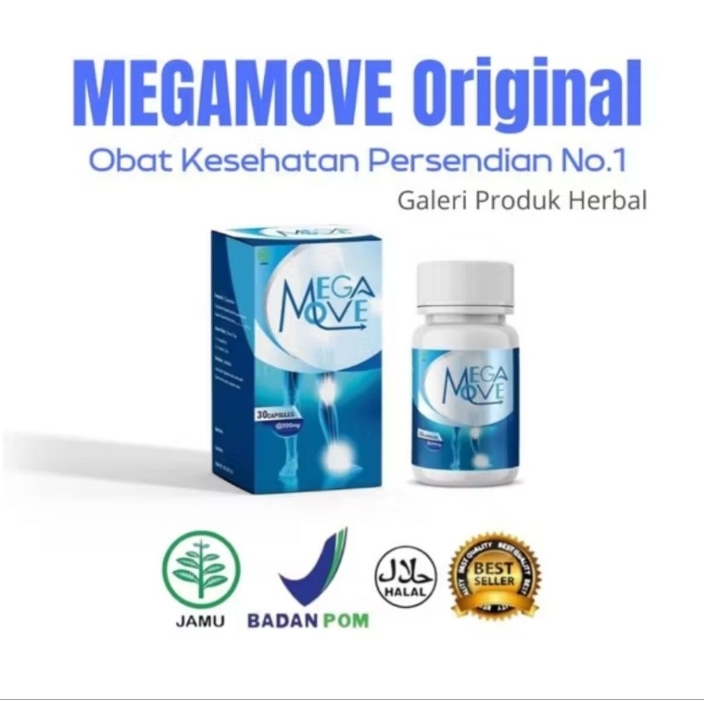 OBAT NYERI SENDI - MEGAMOVE ASLI OBAT HERBAL ATASI NYERI SENDI DAN TULANG MEGAMOVE ORIGINAL