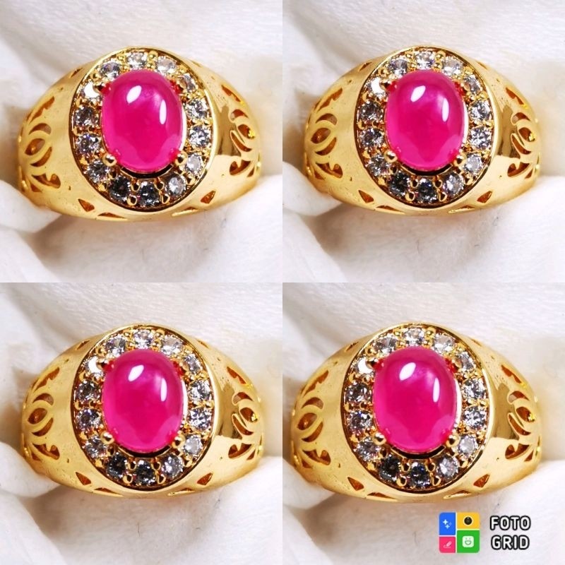 Batu permata natural ruby tanzania