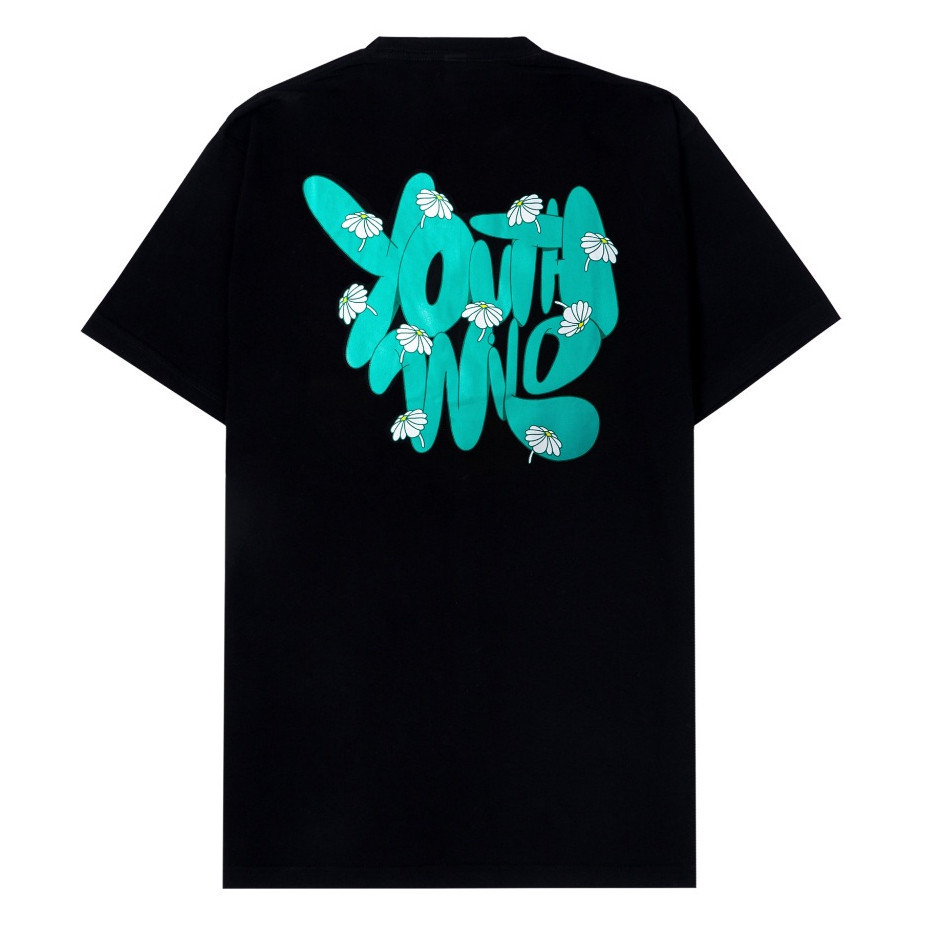 STARCROSS Kaos Pria - FLOWERISM - Black Original 100% Katun