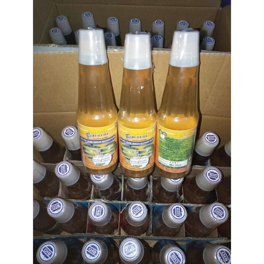 Cuka Apel BioFresh Organik Sari Apel Murni 350ml BotolTerlaris
