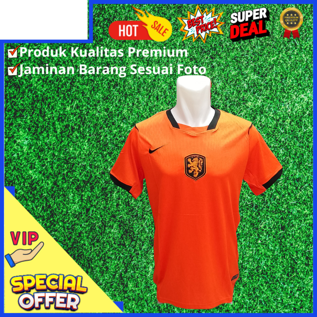 Jersey Bola Belanda Home Piala Dunia 2026 / Jersey Belanda Terbaru 2026 Grade Original