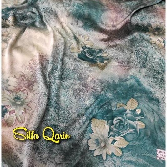 kain jaguar silk sutra / bahan silk jaguar sutra / kain gamis, dress