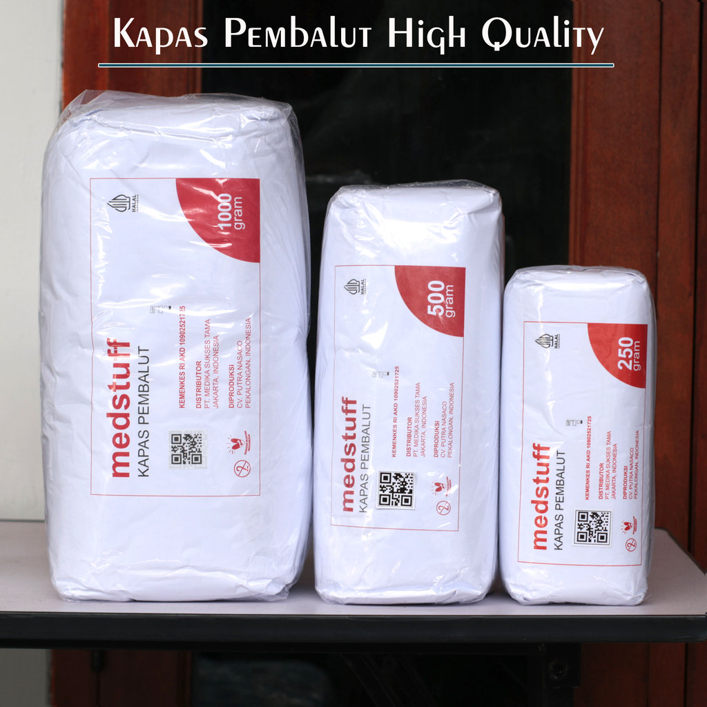 KAPAS PUTIH MEDIS 1kg Kapas Medis Kapas Pembalut CARRENS RSIA