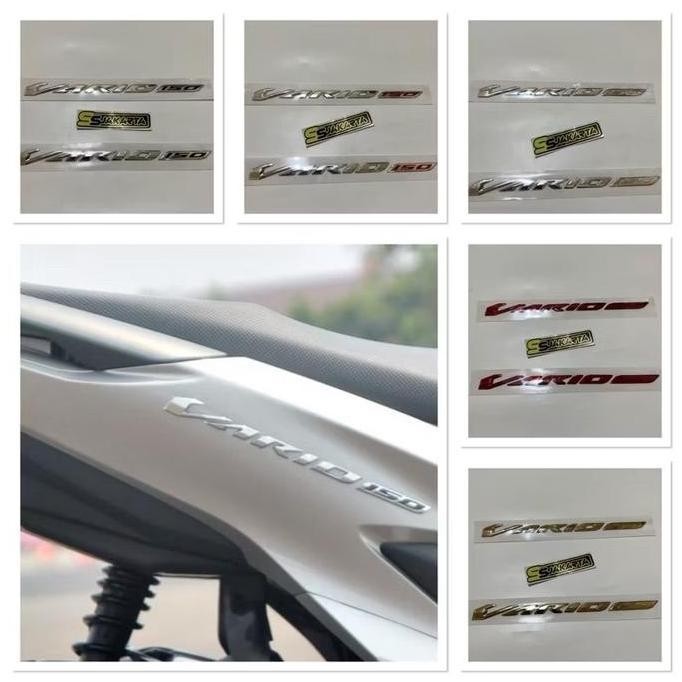 DF102 - Emblem Vario 150 Original Set Kanan Kiri