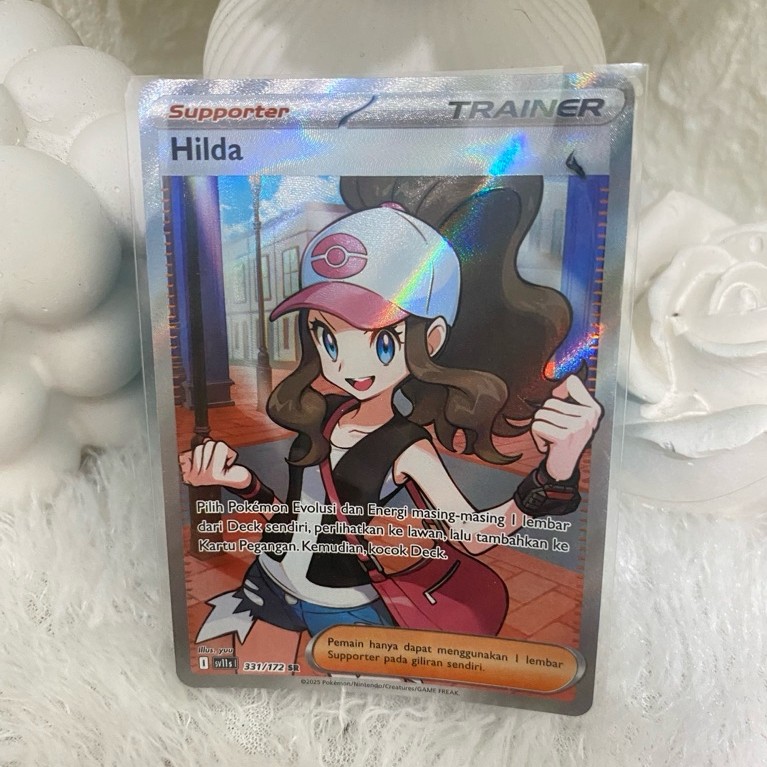 Pokemon TCG Indonesia Hitam & Putih sv11s Hilda SR 331/172