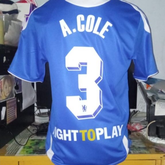 koleksi olahraga bisa cod bayar di tempat chelsea home size M 2011/2012 Ashley Cole 3 final ucl Munc