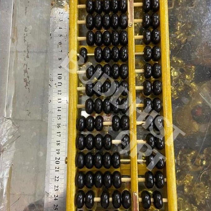 Sempoa kayu/ papan sempoa/ wooden abacus/ alat hitung sempoa 13 tiang