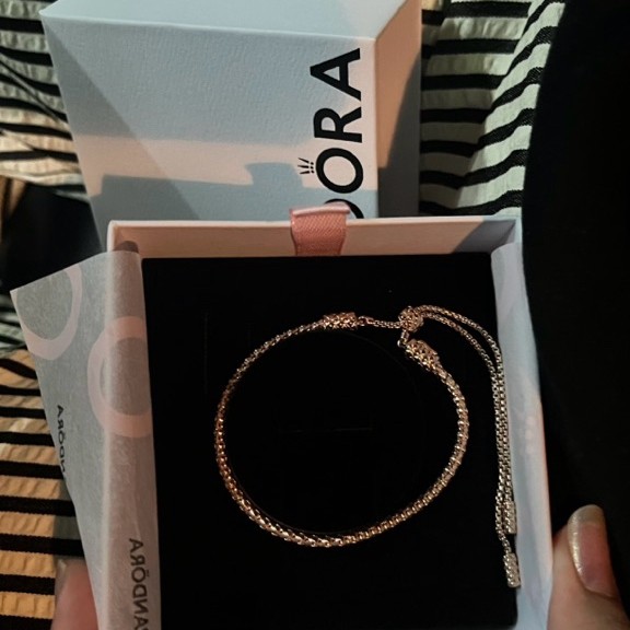 gelang rose gold pandora