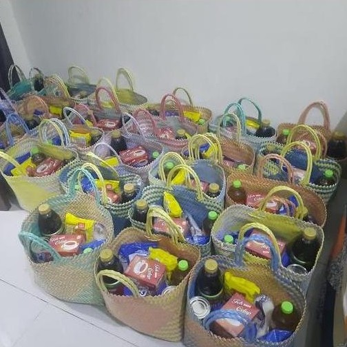 BELANJA SEKARANG Tas lurik anyaman Tas keranjang anyaman Tas belanja Tas jadul BELANJA SEKARANG
