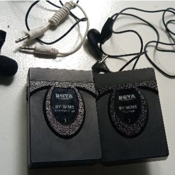 BOYA BY Wm5 Wireless Microphone - Mazam Store