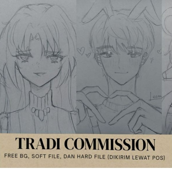 jasa gambar (commission art)