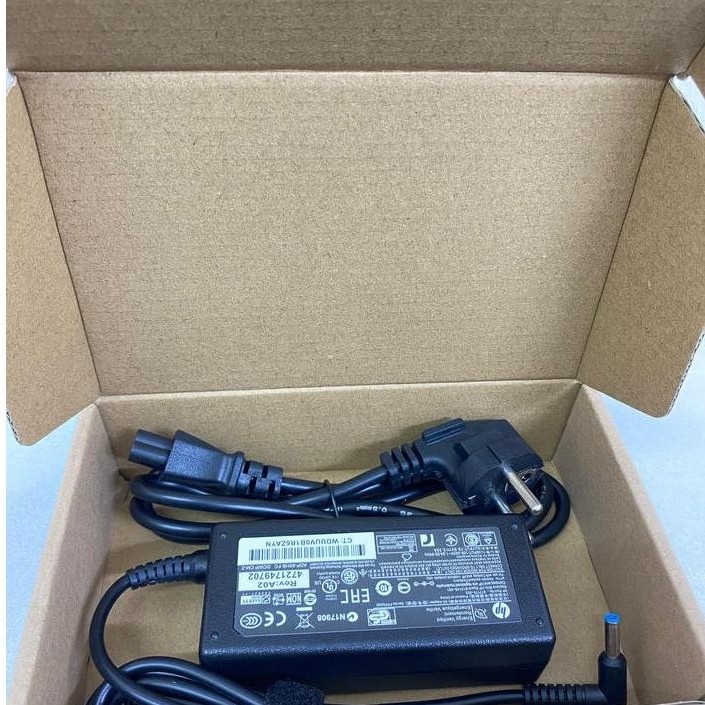 Premium Adaptor Charger Laptop Hp Elitebook Hp Pavilion Hp Elitebook Folio Hp Chromebook 14 Blue Pin