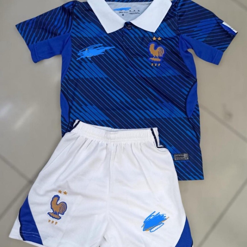 Stelan Setelan Jersey Kaos Baju Sepak Bola Timnas Prancis Perancis France Francis Home Away 3rd Thir