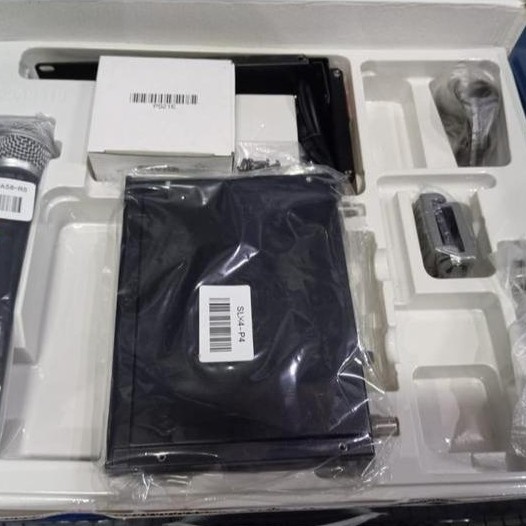 mic wireless shure slx4 model slx24 / beta58
