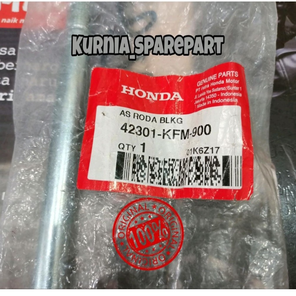 As roda belakang suprafit as roda depan scoopy 12" 42301-KFM-900