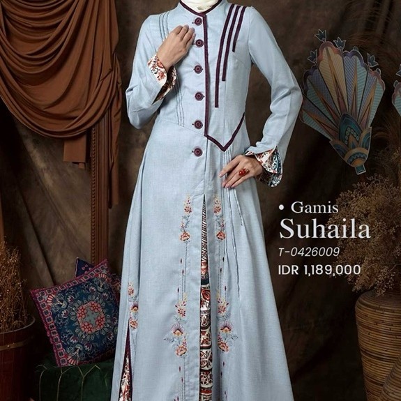 TUNEECA GAMIS SUHAILA T-0426009 (TUNEECA MAHRA ) GAMIS PREMIUM MODERN ORIGINAL TUNEECA