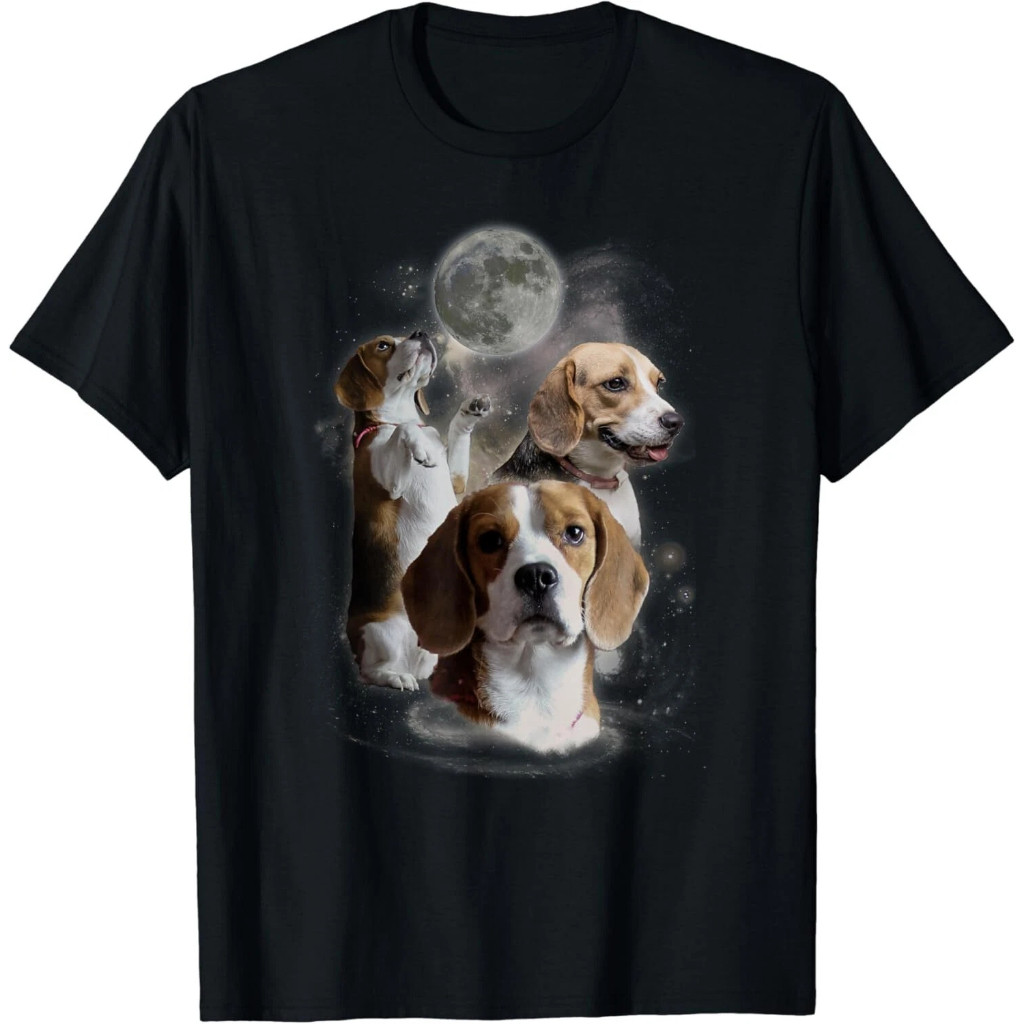 Howling at the Moon Shirt - Funny Beagle Shirt - Beagle Gift Unisex T-Shirt