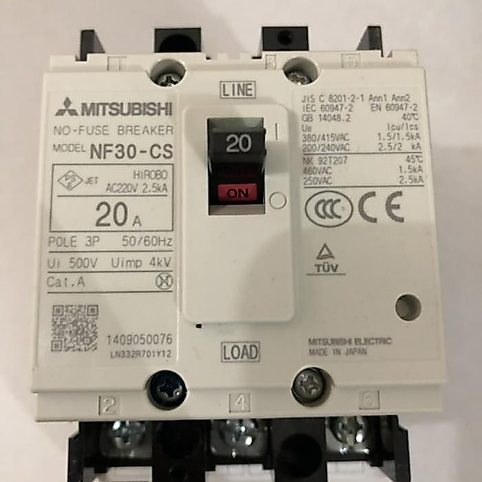 Best Seller Nfb Mccb Breaker Nf30Cs 10A / 15A / 20A / 30A Mitsubishi