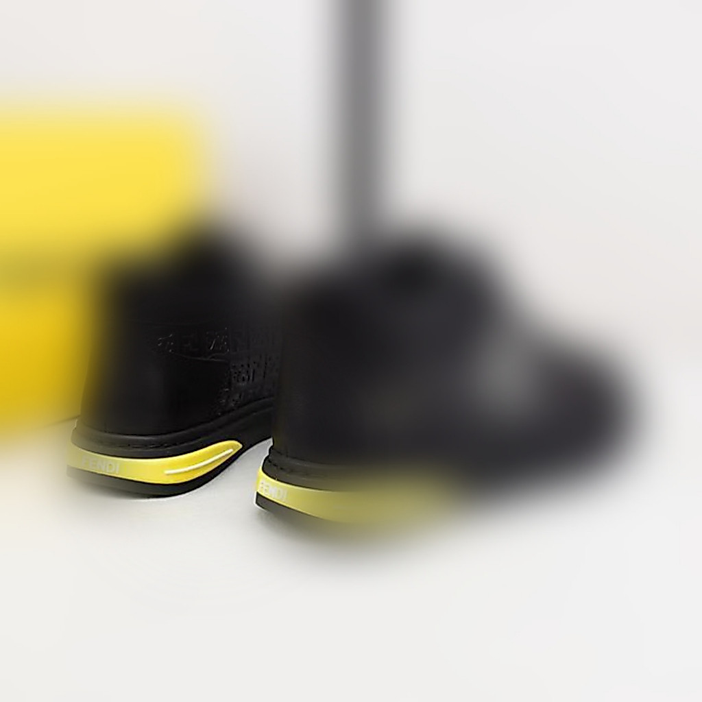 Sepatu Pria Sneaker Boot Kulit Hitam