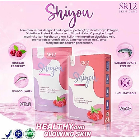 Minuman Kolagen Shiyou Collagen DNA Salmon SR12 Herbal Skincare - Suplemen Kecantikan