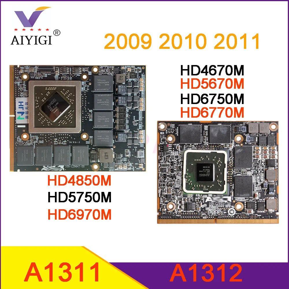Original HD4670M HD5670M HD6750M HD6770M HD4850M HD5750M HD6970M For iMac A1311 A1312 Graphics Video