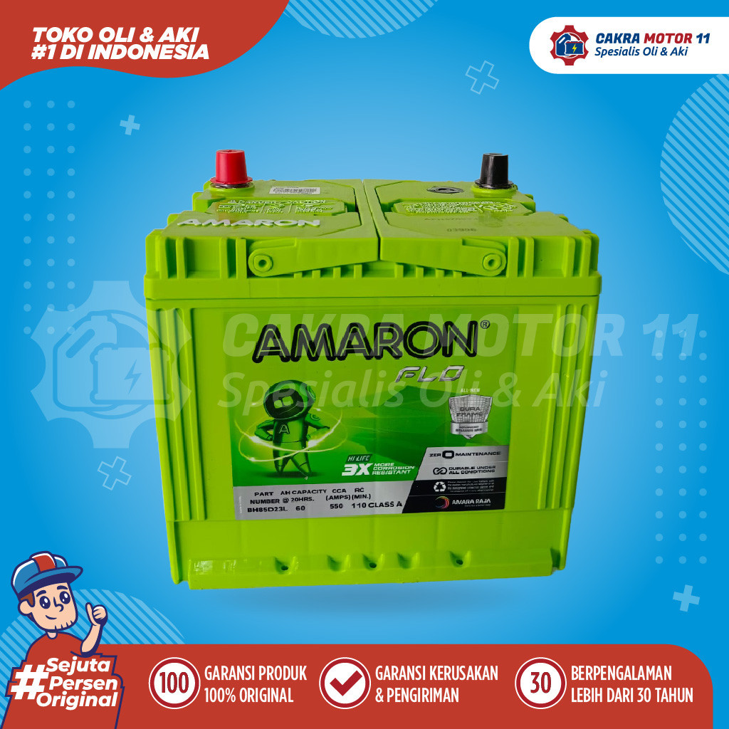 Aki Kia Sportage Amaron Hilife 55d23l / 85d23l 60ah