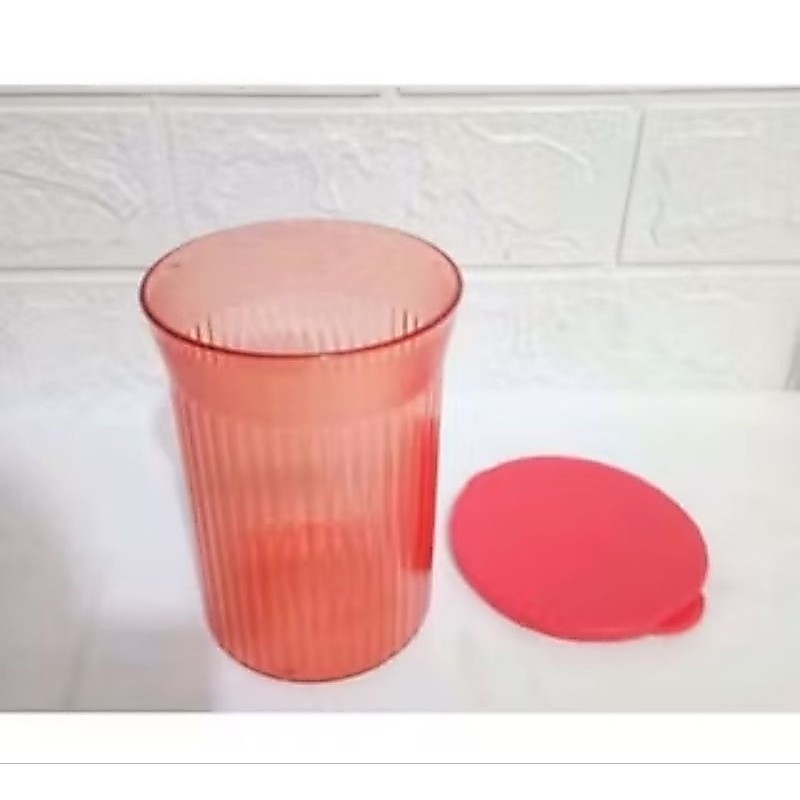 Medium tropical fiesta ecer (1) / mini canister / family mate round tupperware ori